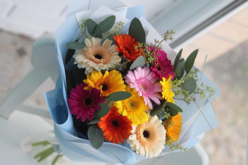 Букет цветов из: Герберы в Малое Карасево