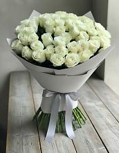 Букет 35 Белых роз в Малое Карасево