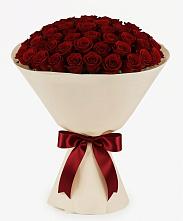 Букет 101 Бордовая роза Блэк Бакарра в Малое Карасево