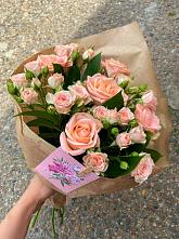 Букет цветов из:  Розы #REPLACE_PRED# Малое Карасево