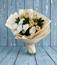 Букет цветов из:  Розы и Хризантемы в Малое Карасево