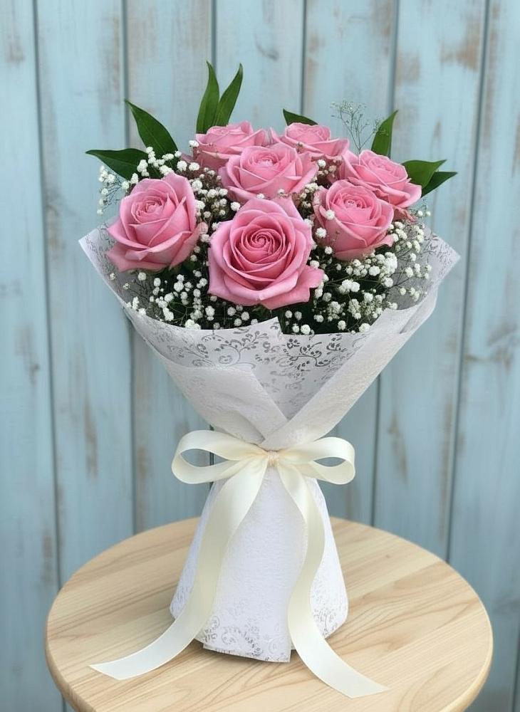 Букет цветов из: Розы в Малое Карасево