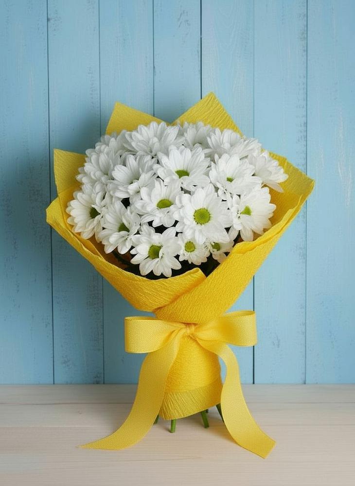 Букет цветов из: Хризантемы в Малое Карасево