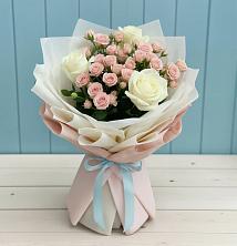 Букет цветов из:  Розы в Малое Карасево