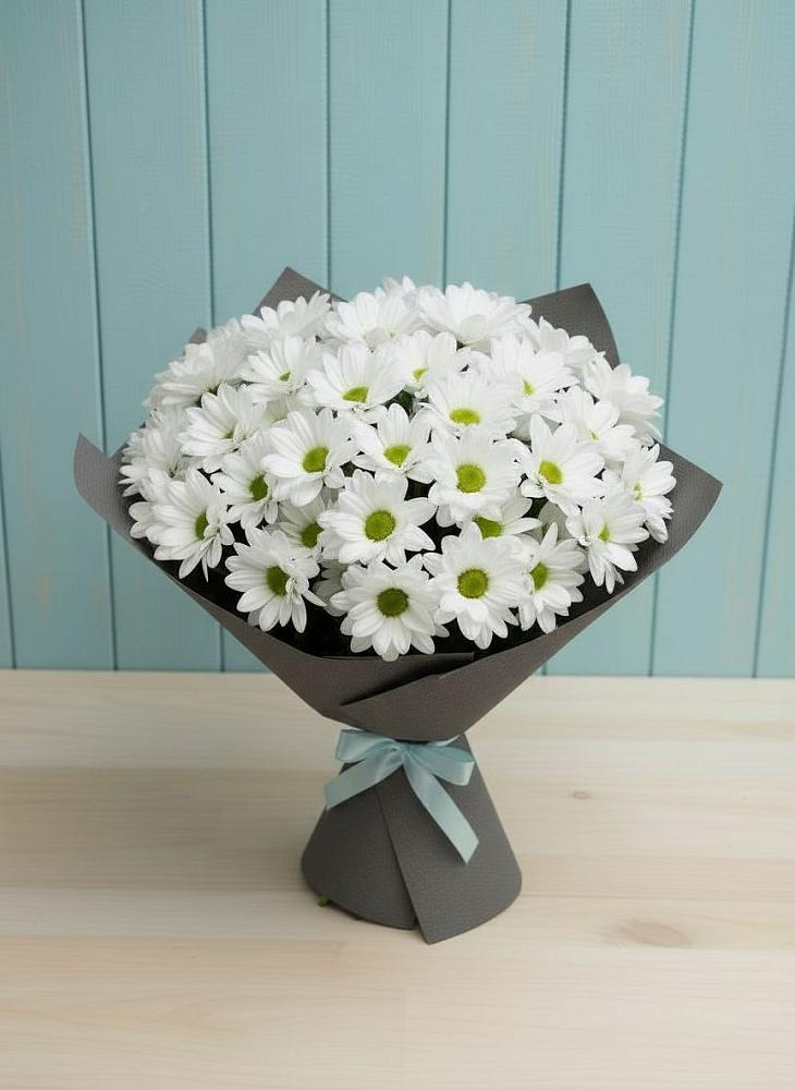 Букет цветов из: Хризантемы в Малое Карасево