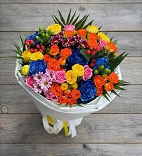 Букет цветов из:  Розы и Хризантемы #REPLACE_PRED# Малое Карасево