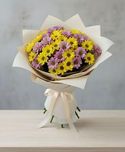 Букет цветов из:  Хризантемы в Малое Карасево
