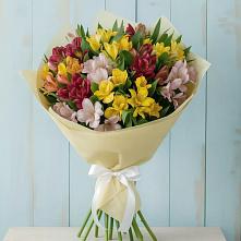Букет цветов из:  Альстромерии в Малое Карасево