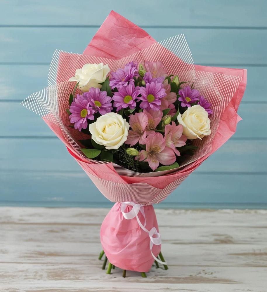 Букет цветов из: Герберы в Малое Карасево